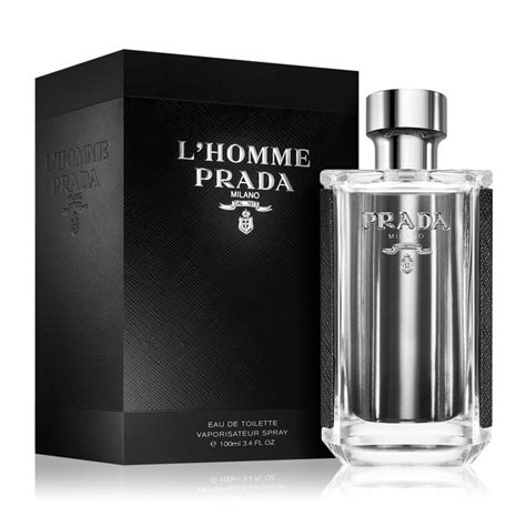 l'homme prada edt 100 ml|Prada male fragrance.